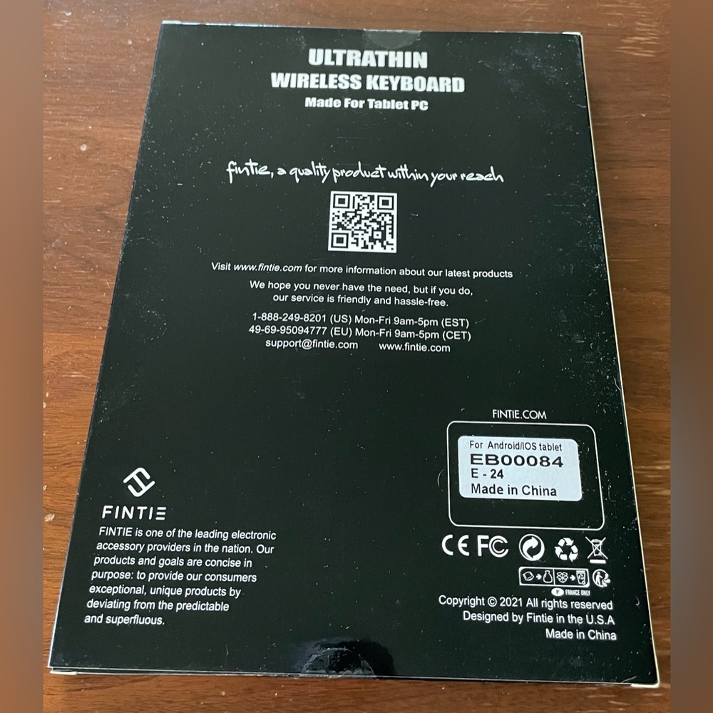 FINTIE Slim keyboard case- Samsung Tab A8 - Picture 11 of 16